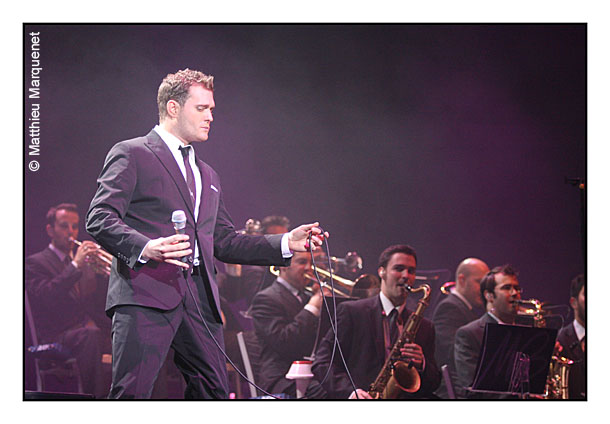 live : photo de concert de Michael Bubl  Paris, Znith