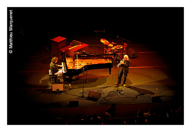 live : photo de concert de Enrico Rava et Stefano Bollani  Paris, Salle Pleyel