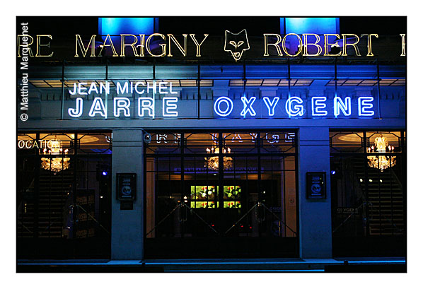 live : photo de concert de Jean Michel Jarre  Paris, Thtre Marigny