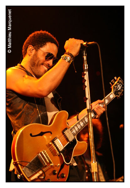 live : photo de concert de Lenny Kravitz  Paris, POPB (Bercy)