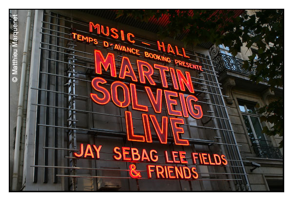 live : photo de concert de Martin Solveig  Paris, Olympia